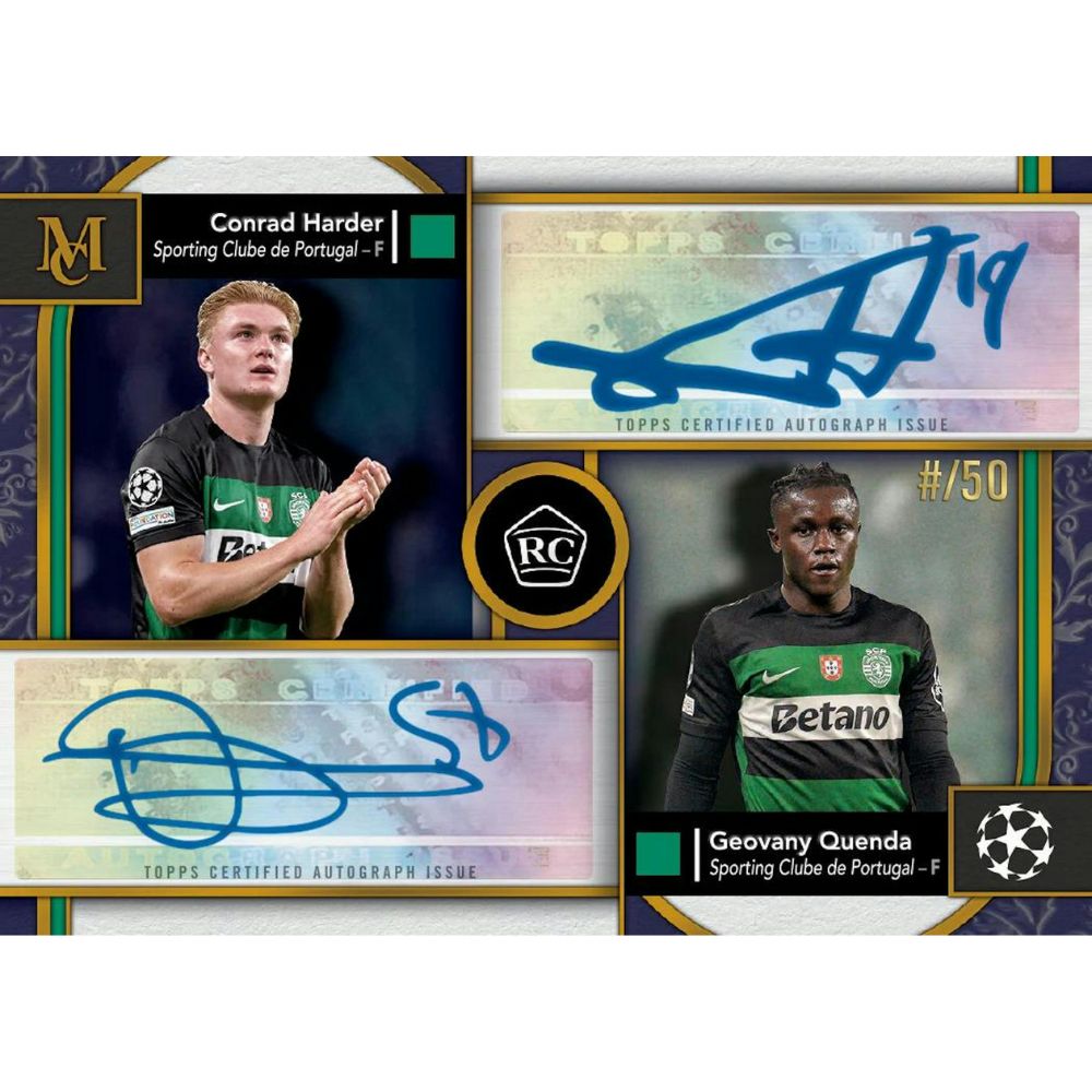 2024/25 Topps Museum Collection UEFA Club Competitions Soccer Hat Trick Box