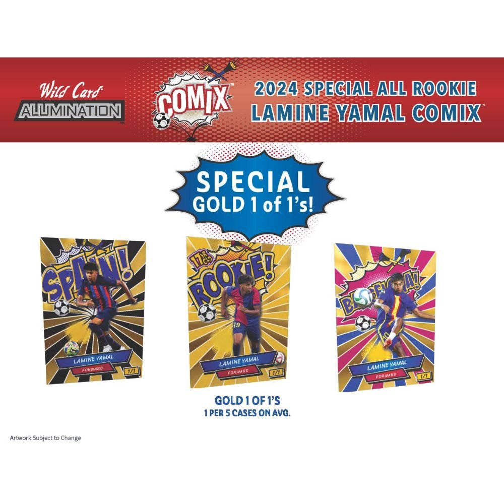 2024 Wild Card Alumination Lamine Yamal Comix Soccer Hobby Box