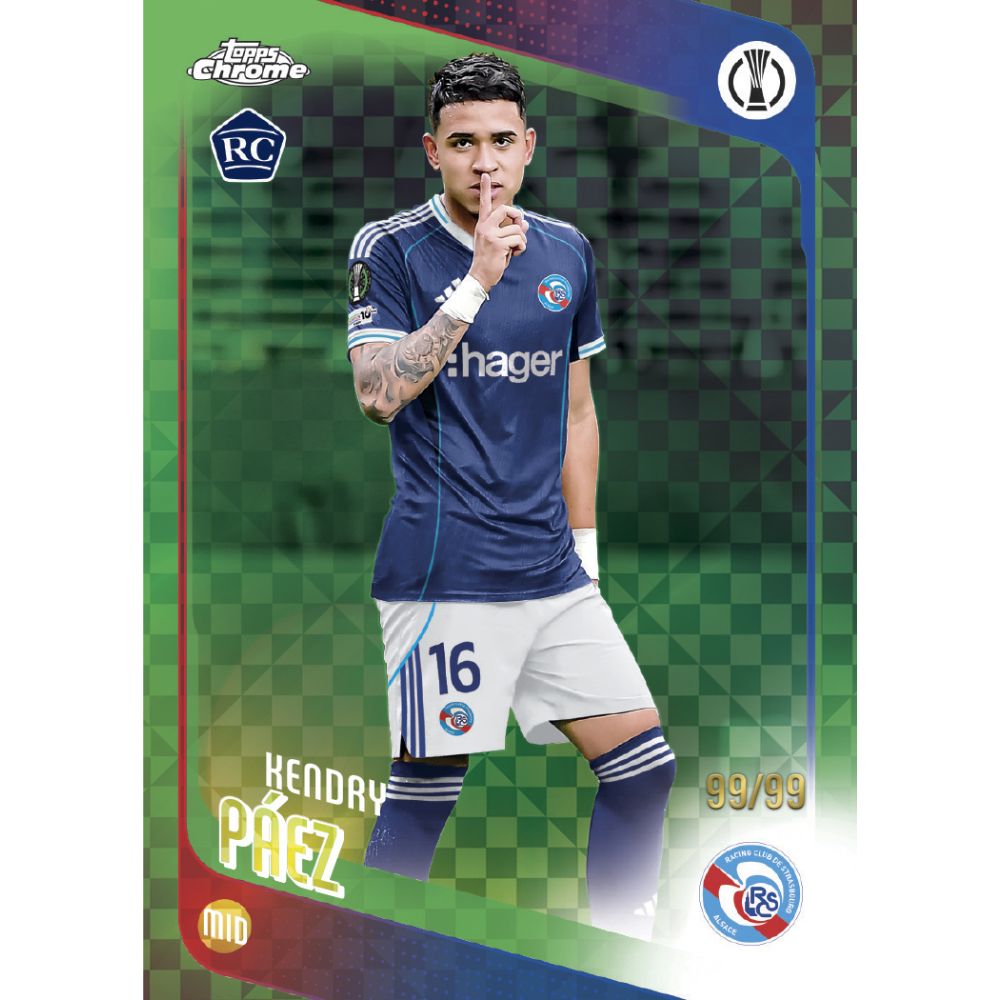 2025/26 Topps Chrome UEFA Club Competitions Soccer Mega Box
