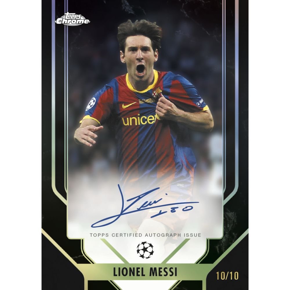 2025/26 Topps Chrome UEFA Club Competitions Soccer Mega Box